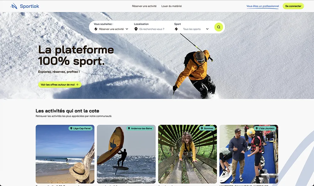 Sportlok screenshot